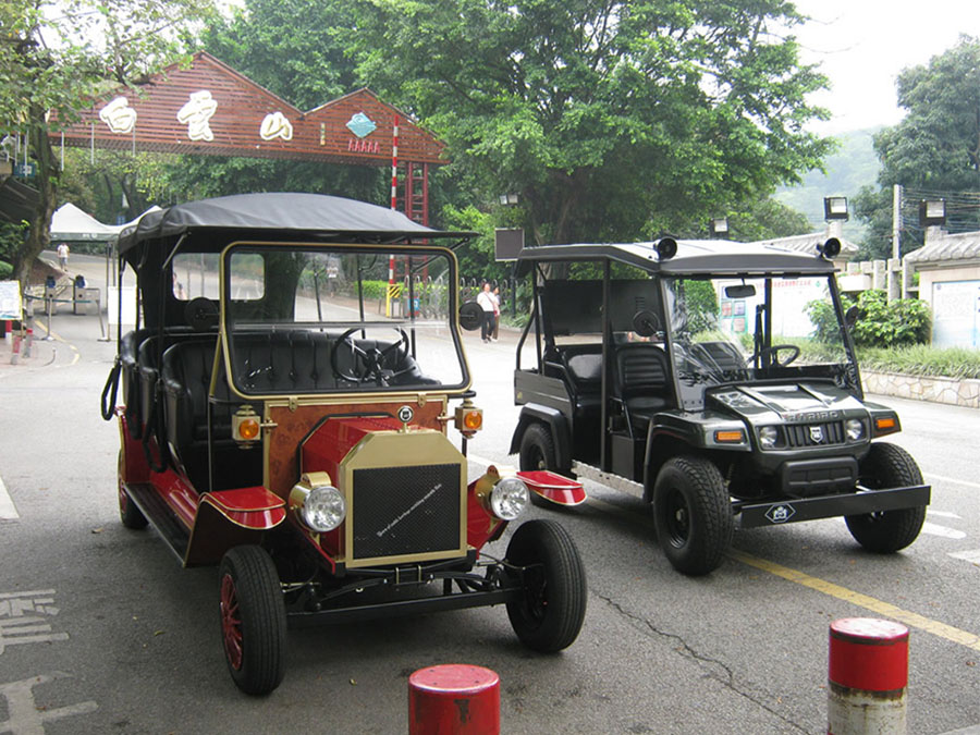 广州白云山游客接待巡逻车